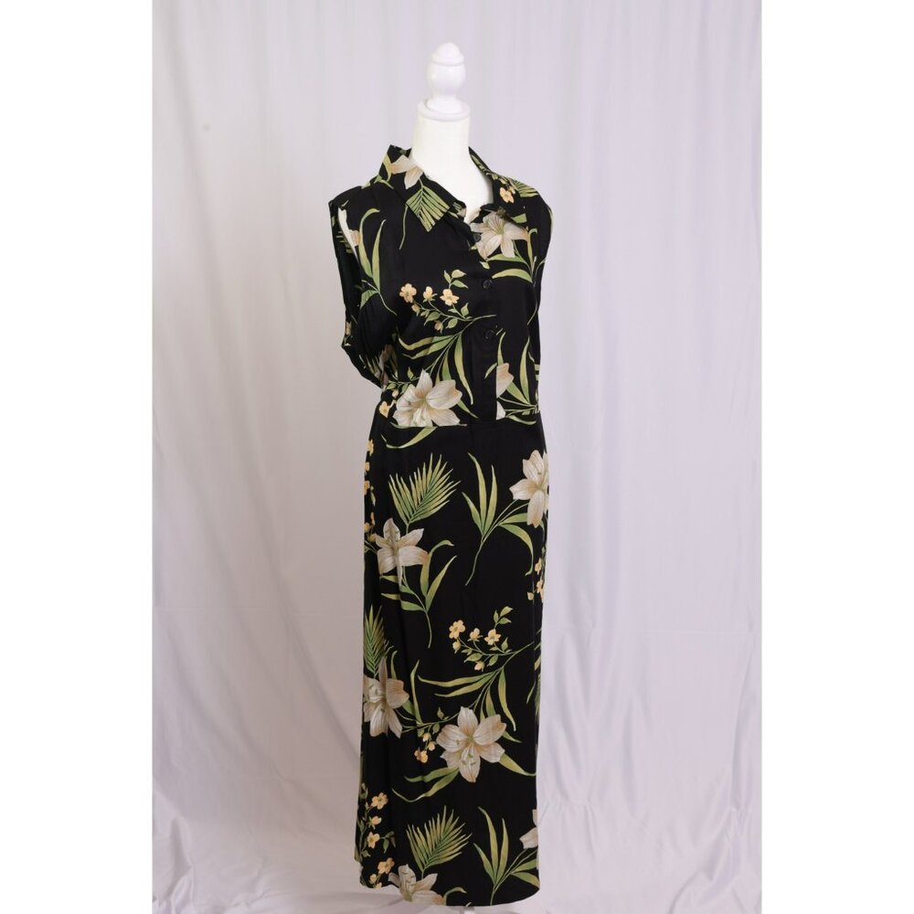 White Stag Women’s Size 18W Tropical Floral Maxi Dress